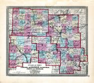 Licking, Muskingum, Fairfield, Perry, Morgan, Ohio State Atlas 1868